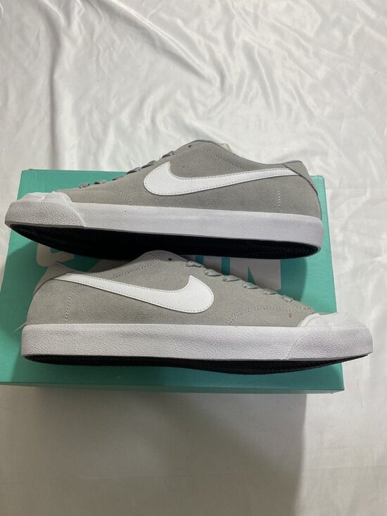 New Mens Size 10.5 Grey White Nike All Court CK Skateboarding Shoes main image 8